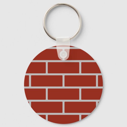 Schlüsselanhänger (Brick Red & Gray) (Vorderseite)