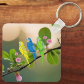 Schlüsselanhänger Budgies Bird (Rückseite)