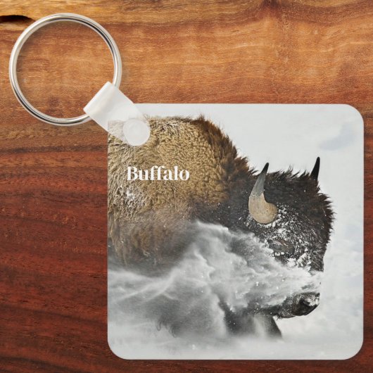 Schlüsselanhänger-Buffalo Schlüsselanhänger (Vorderseite)