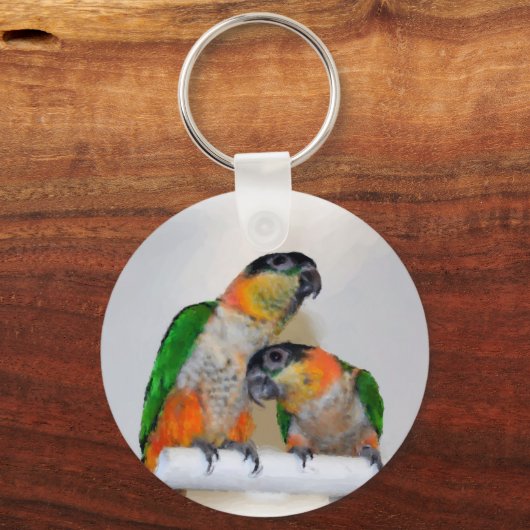 Schlüsselanhänger Caique Parrot (Vorderseite)