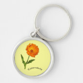 Schlüsselanhänger - Calendula mit Text (Vorne)