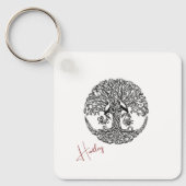 Schlüsselanhänger Celtic tree (Vorderseite)