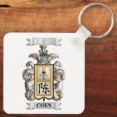Schlüsselanhänger Chen Nachname und Schild (Rückseite)