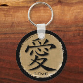Schlüsselanhänger Chinesisches Symbol für Liebe au (Vorderseite)