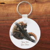 Schlüsselanhänger: Coatimundi #5 (klassisch) Schlüsselanhänger (Vorderseite)