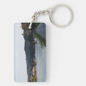 Schlüsselanhänger Cochem Moselufer am Abend (Rückseite)