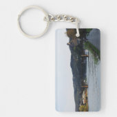 Schlüsselanhänger Cochem Moselufer am Abend (Vorderseite)