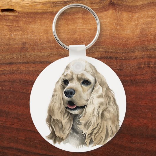 Schlüsselanhänger Cocker Spaniel (Vorderseite)