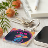 Schlüsselanhänger cool/Retro (Vorderseite rechts)