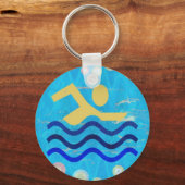 Schlüsselanhänger Cooler Geist in heißen Zeiten (Vorderseite)