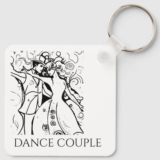 Schlüsselanhänger Dance Couple (Rückseite)