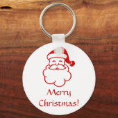 Schlüsselanhänger - Das Gesicht des Weihnachtsmann (Vorderseite)