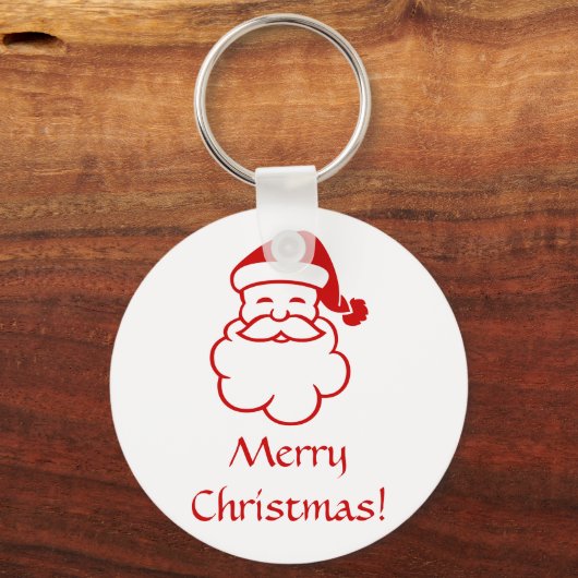 Schlüsselanhänger - Das Gesicht des Weihnachtsmann (Vorderseite)