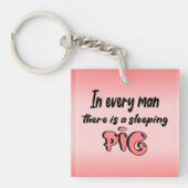 Schlüsselanhänger Das Schwein (Vorderseite)