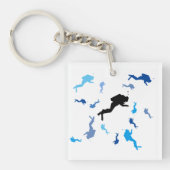 Schlüsselanhänger (dbl) - Tauchen (Vorderseite)