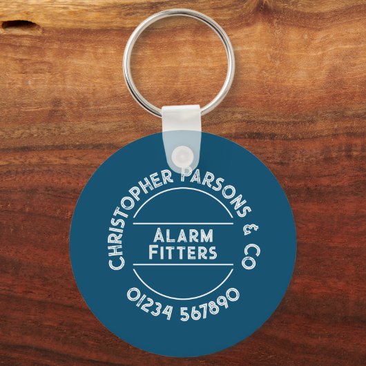 Schlüsselanhänger der Alarmgeräte (Rückseite)