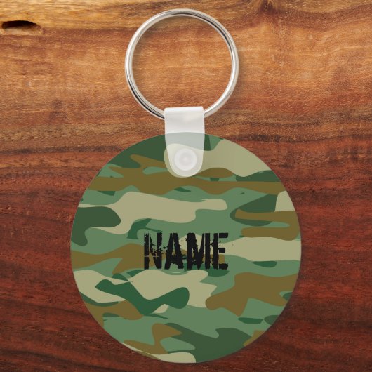 Schlüsselanhänger der Armee | Hunter-grünes Muster (Vorderseite)