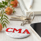 Schlüsselanhänger der ärztlichen Assistenzkraft (Seite)