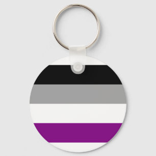 Schlüsselanhänger der asexuellen Flagge