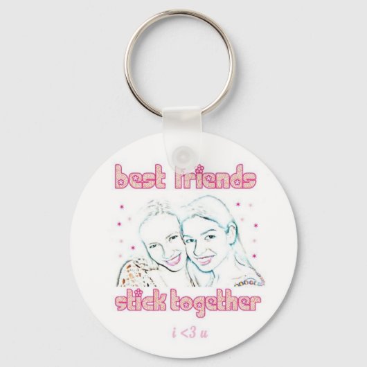 Schlüsselanhänger der besten Freunde (Vorderseite)