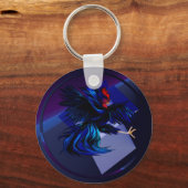 Schlüsselanhänger der Black Fighting Rooster (Vorderseite)