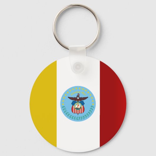 Schlüsselanhänger der Columbus-Flagge (Ohio) (Vorderseite)