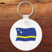 Schlüsselanhänger der Curacao-Flagge (Vorderseite)