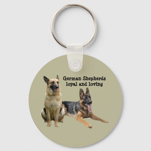 Schlüsselanhänger der Deutschen Schäferhunde (Vorderseite)