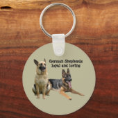 Schlüsselanhänger der Deutschen Schäferhunde (Vorderseite)
