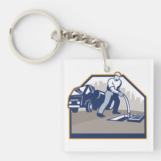 Schlüsselanhänger der Drain-Chirurgin (Vorderseite)