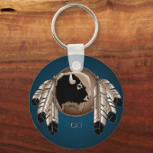 Schlüsselanhänger der ersten Nationen Naturkunst - (Vorderseite)