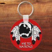 Schlüsselanhänger der ersten Nationen Naturkunst - (Vorderseite)