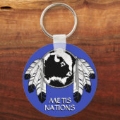 Schlüsselanhänger der ersten Nationen Naturkunst - (Vorderseite)