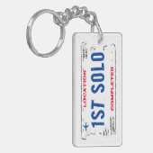 Schlüsselanhänger der ersten Solo-Lizenzplatte (Vorderseite links)