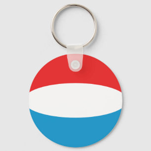 Schlüsselanhänger der Fischereiflagge Luxemburg