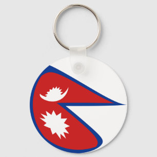 Schlüsselanhänger der Fischereiflagge Nepal