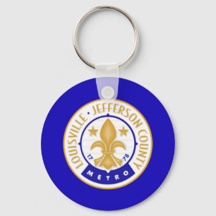 Schlüsselanhänger der Flagge Louisville (Kentucky)