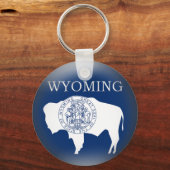 Schlüsselanhänger der Flaggenstaaten des Wyoming-S (Vorderseite)