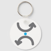 Schlüsselanhänger der gekrümmten Pfeile (Vorderseite)