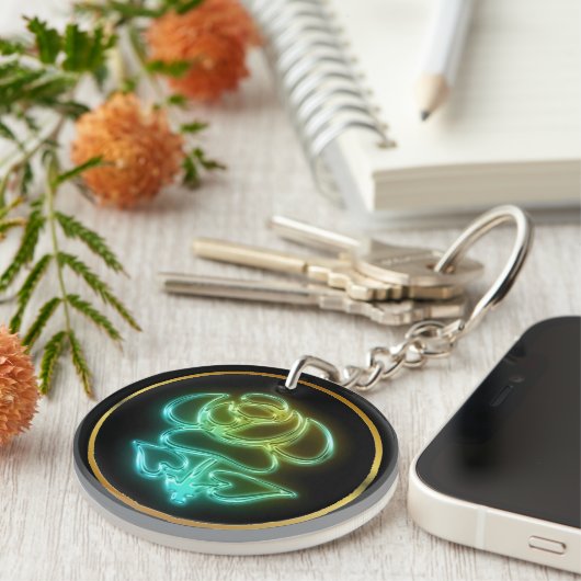 Schlüsselanhänger der glühenden Rose (Vorderseite rechts)