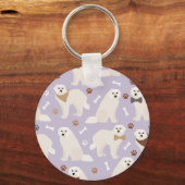 Schlüsselanhänger der Großen Pyrenäen (Vorderseite)