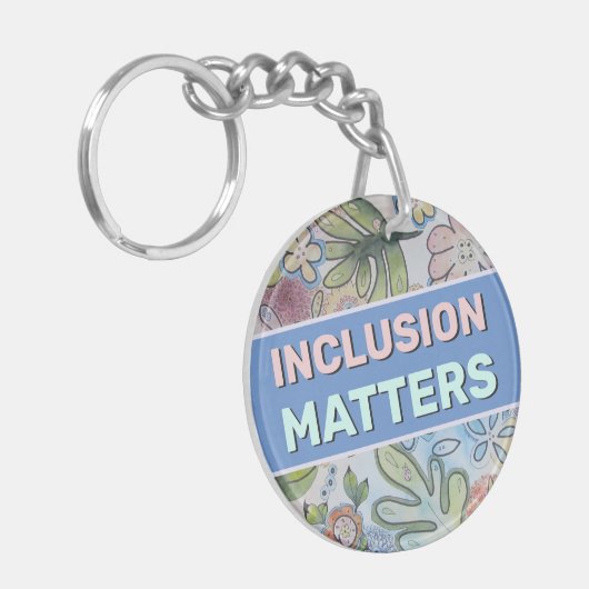 Schlüsselanhänger der Integrationsfragen (Vorderseite links)