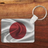 Schlüsselanhänger der japanischen Flagge (Vorderseite)
