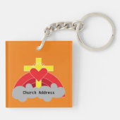 Schlüsselanhänger der Kirchengemeinschaften (Rückseite)