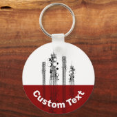 Schlüsselanhänger der Kommunikationstürme (Vorderseite)