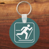 Schlüsselanhänger der Langlaufskizze (Vorderseite)