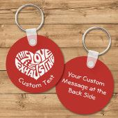 Schlüsselanhänger der Liebe