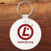 Schlüsselanhänger der LPI-Logo-Schaltfläche (Vorderseite)