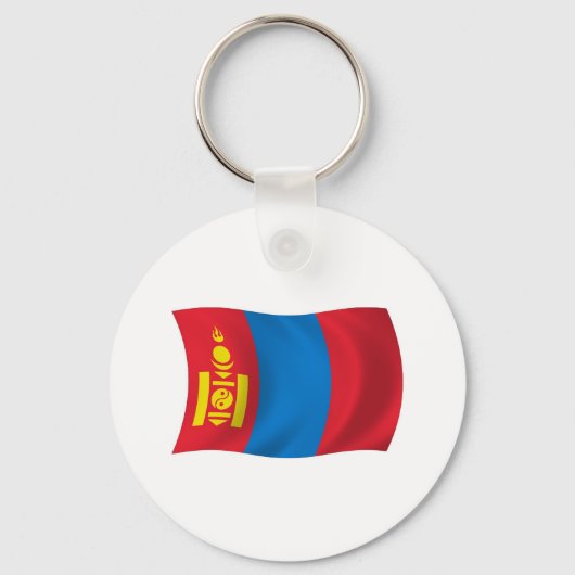 Schlüsselanhänger der mongolischen Flagge (Vorderseite)