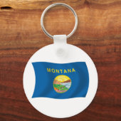 Schlüsselanhänger der Montana-Flagge (Vorderseite)